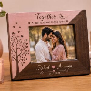 Personalised Wooden Photo Frame