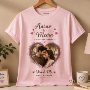 Personalized Couple Photo T-Shirt