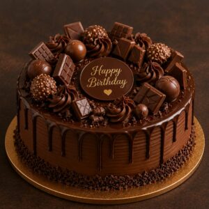 Premium Chocolate Truffle Birthday Cake